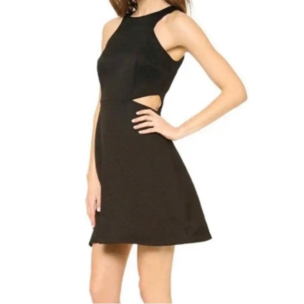 Club Monaco cutout little black dress